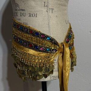 Colorful Beaded Belly Dance sash/belt